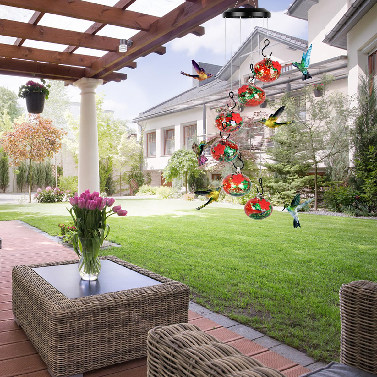 Headak Life ant and bee proof, leak-proof hummingbird feeder