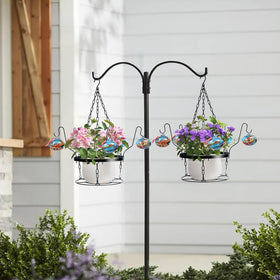 HEADAK LIFE glass hummingbird feeder provides easy cleaning with wide mouth
