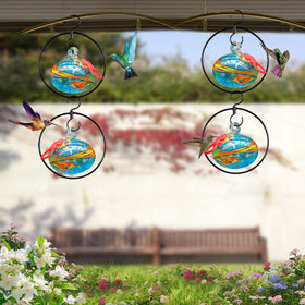 Headak Life blue feeder featuring rust-resistant rings for lasting use.