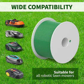 Headley Tools robot mower setup guide highlights near-invisible fencing for safer operation.