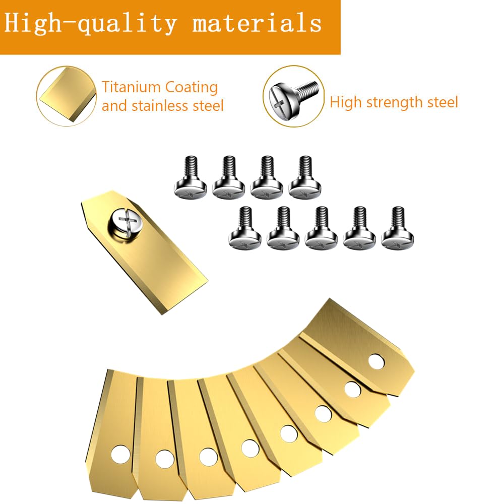 Headley Tools screws included for quick, secure blade installation
