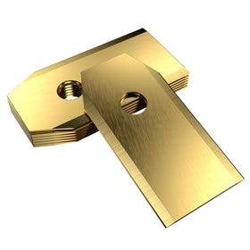 Headley Tools titanium-coated blade closeup for long-lasting, precise cutting