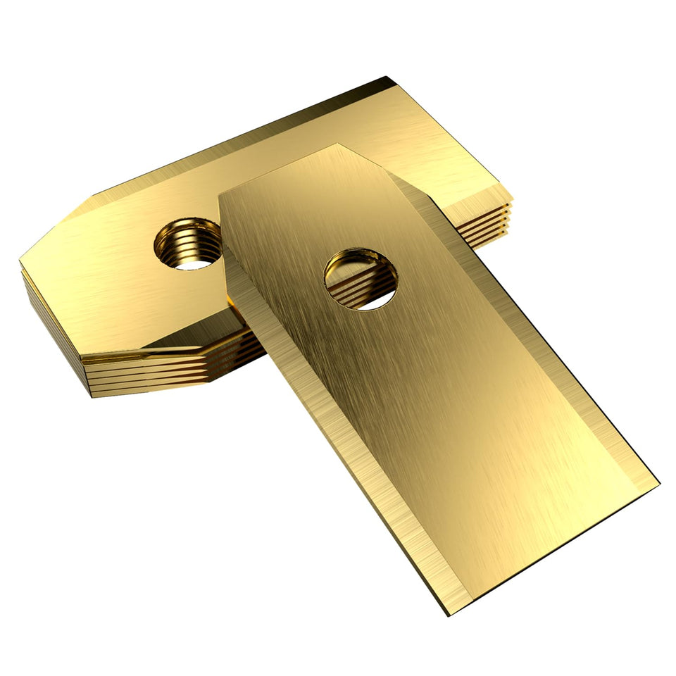 Headley Tools titanium-coated blade closeup for long-lasting, precise cutting