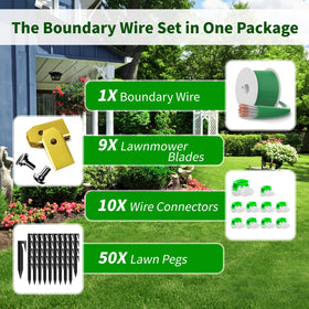 Headley Tools cable connectors 10 pieces simplify joining boundary wire with reliable connections.