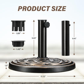 HealSmart heavy-duty base with simple assembly for quick setup.