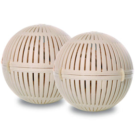 Healthy Ponds Aquasphere Pro sphere in pond, 30-day conditioning.