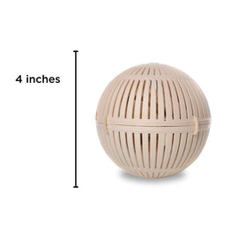 Healthy Ponds Aquasphere Pro sphere in pond environment promoting clarity.