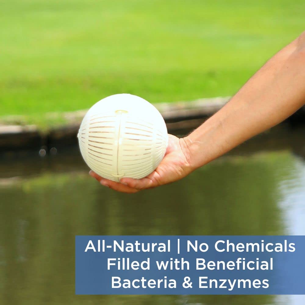 Healthy Ponds Aquasphere Pro retrieval string aids simple removal from water.