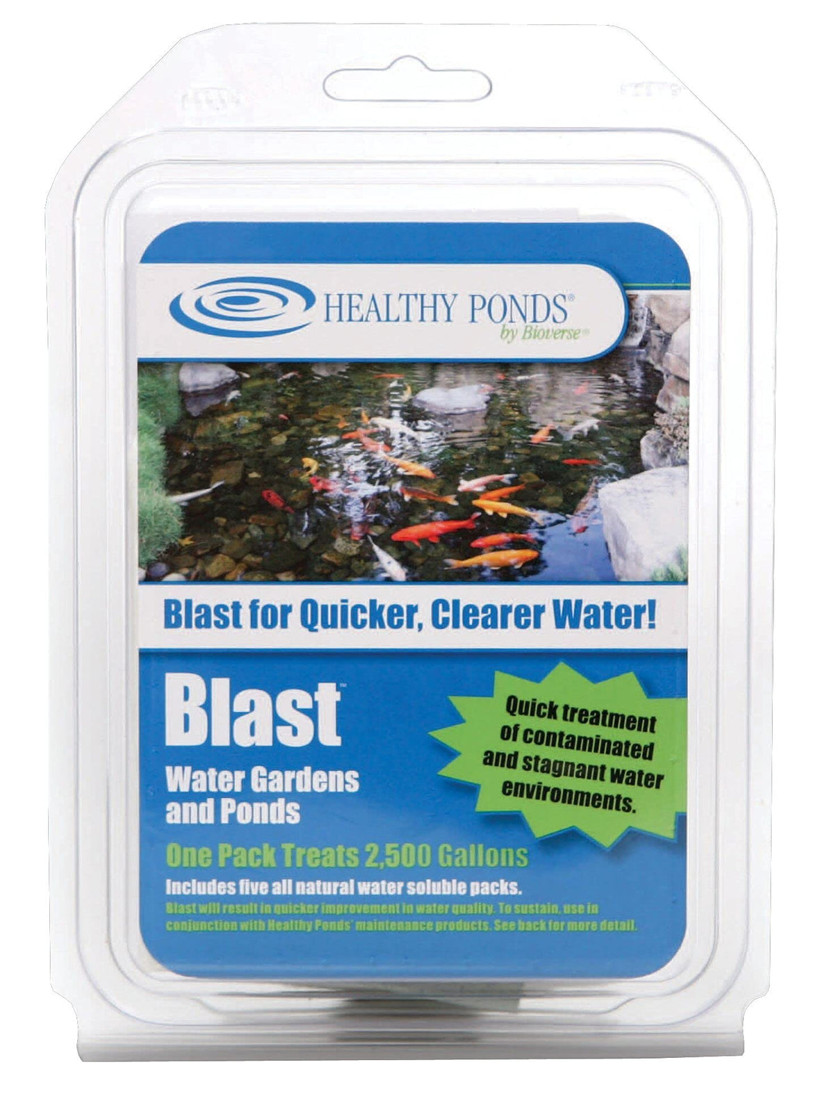 Healthy Ponds Blast compatible with AquaSpherePRO for integrated pond care.