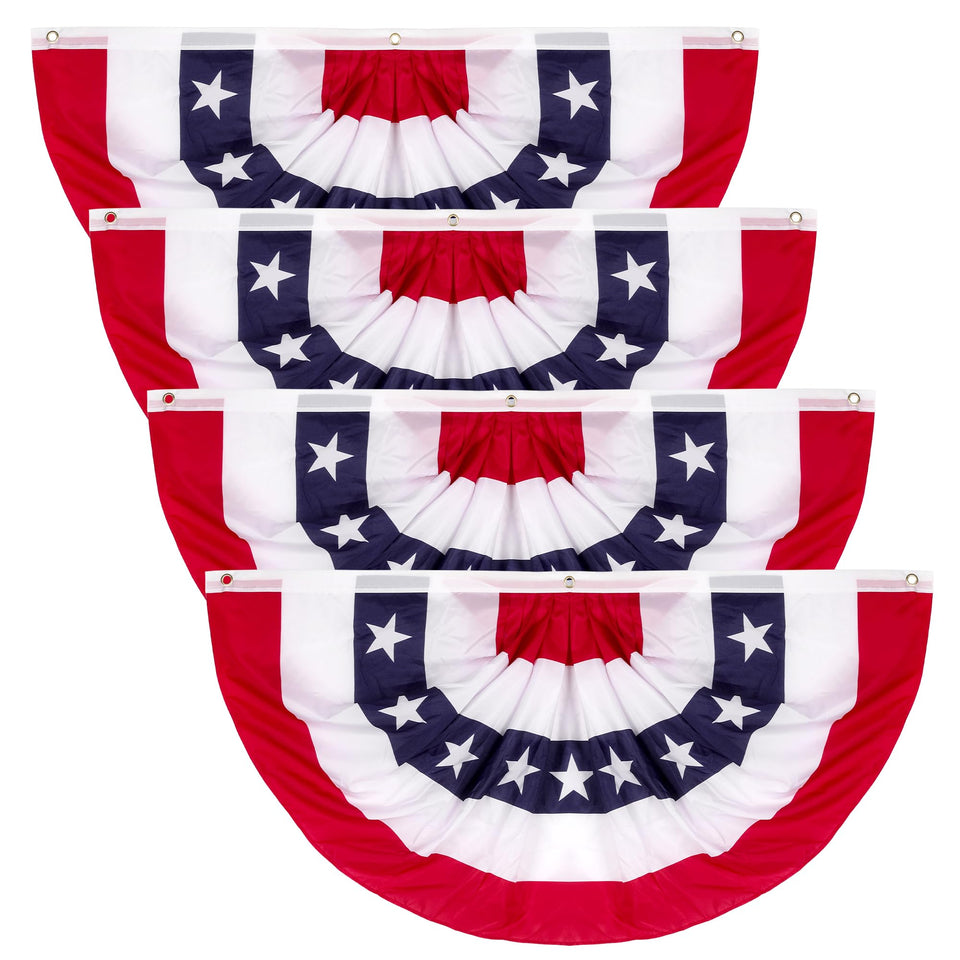 Heartome 2x4ft banner in red, white, blue for outdoor displays.