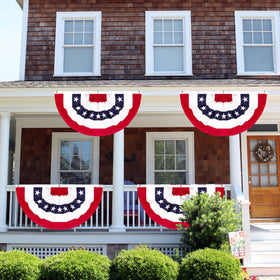 Heartome patriotic banner suitable for daily decor and special occasions.
