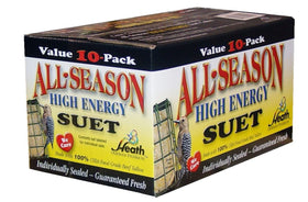 Heah Outdoor Products DD4-10 package of all-season suet cakes for year-round birds.
