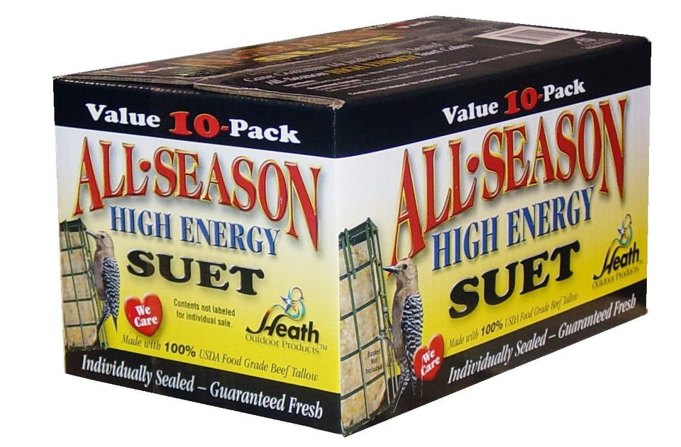 Heah Outdoor Products DD4-10 package of all-season suet cakes for year-round birds.