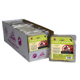 Heath Outdoor DD-25 hot pepper suet cake demonstrates squirrel deterrence with spicy blend.