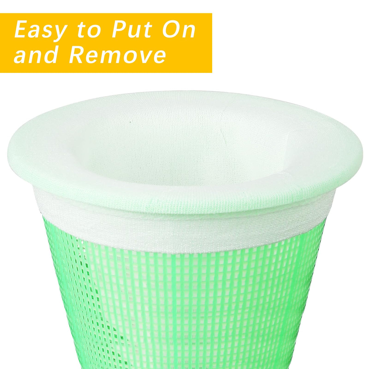 HeatPure easy-use socks simplify quick replacement between cleanings.