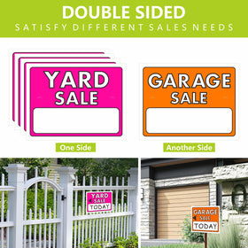 Hebayy DIY-ready signs provide an empty zone for date and price.