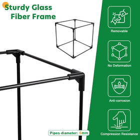Hecaty pump barrier bag with drawstring secures filter media during outdoor use.