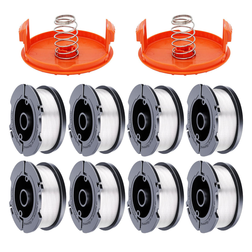 Hechuang 10-pack spools front view for quick lawn care replacements