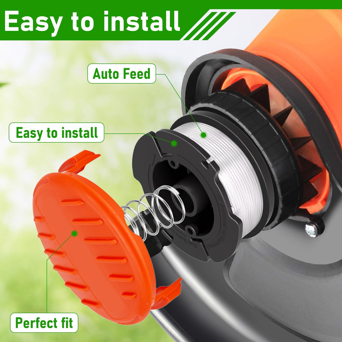 Hechuang AF-100 automatic-feed spool delivers smooth line feeding