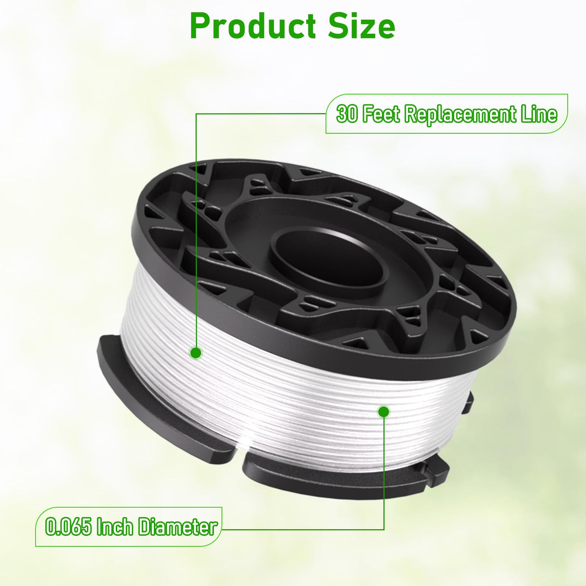 Hechuang spool packaging shows included spools, caps, and springs