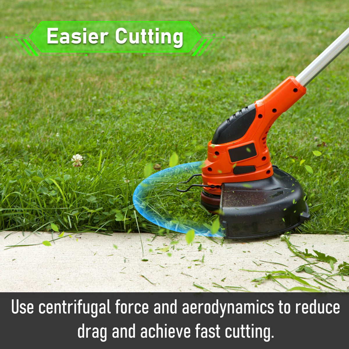 Hechuang trimmer attachment demo shows easy installation