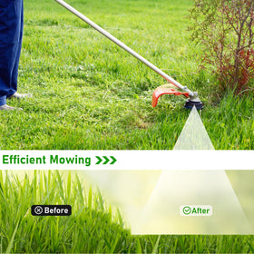 Hechuang wide mowing action for efficient yard work