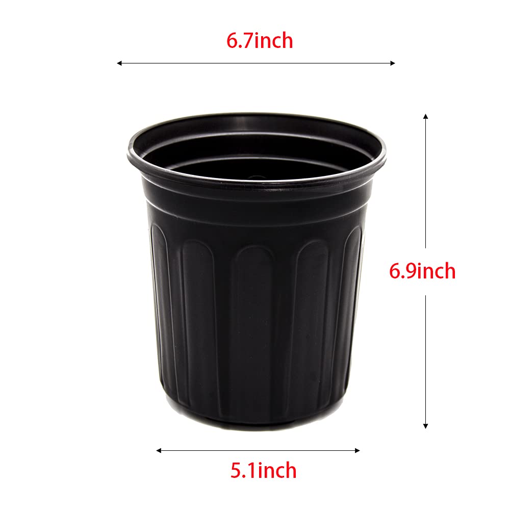 HECTOLIFE 1-gallon nursery pot rim top close-up emphasizes sturdy grip