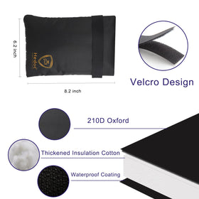 Close-up of Hedoc Pro 210D Oxford fabric and insulated cotton fill