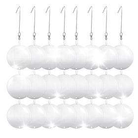 Hedoc reflective bird scare discs deter birds in gardens with vivid sun reflections.