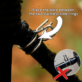Heeqinn stainless steel 304 clamp highlights rust resistance.