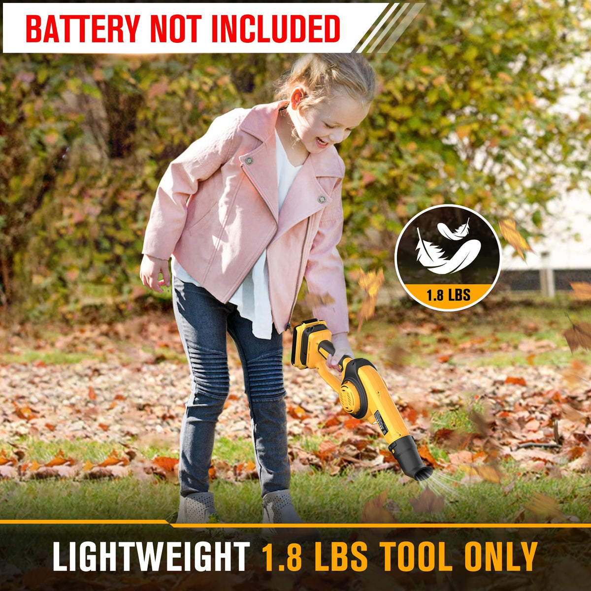 HEINPRO works with DeWalt 20V MAX batteries for flexible power options.