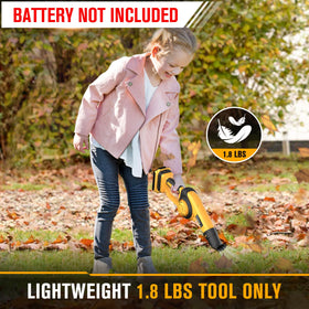 HEINPRO works with DeWalt 20V MAX batteries for flexible power options.