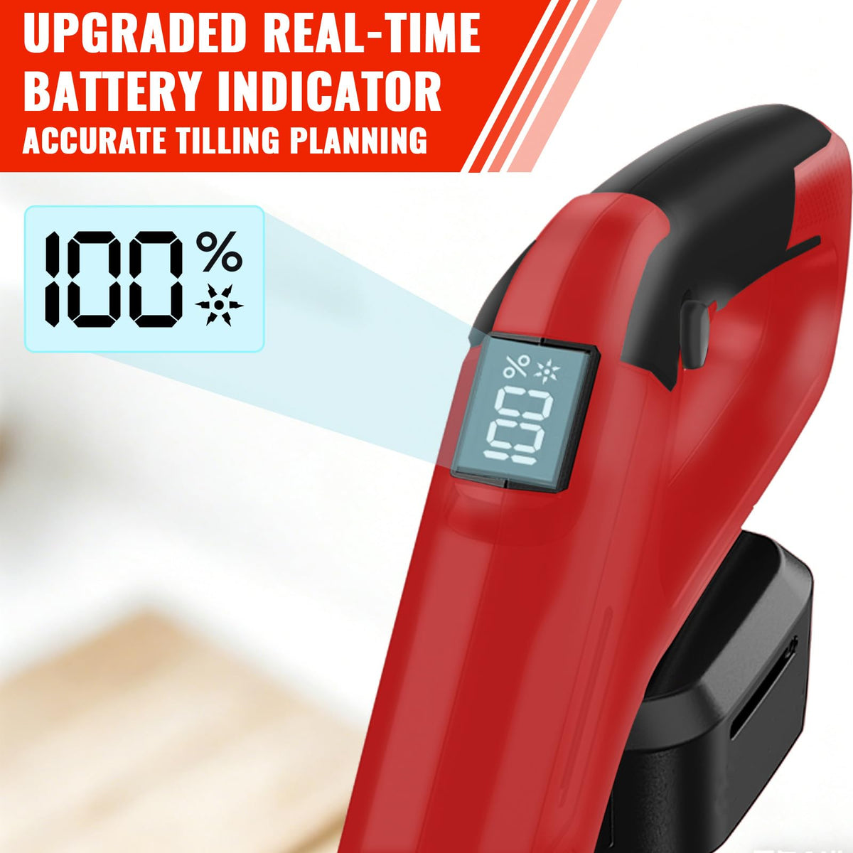 HEINPRO tiller three-section pole enables easy assembly.