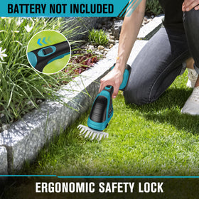 HEINPRO double safety features blade guard and lock prevent accidental activation