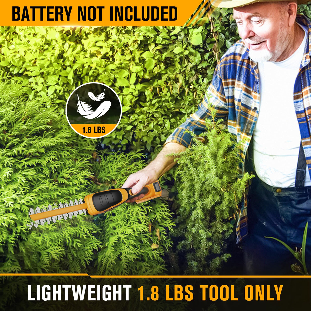 Copper motor upgrade in HEINPRO hedge trimmer for stronger performance