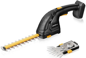 HEINPRO hedge trimmer cordless with DEWALT compatibility for flexible battery use.
