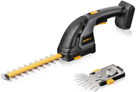 HEINPRO hedge trimmer with DEWALT compatibility for flexible yard work.