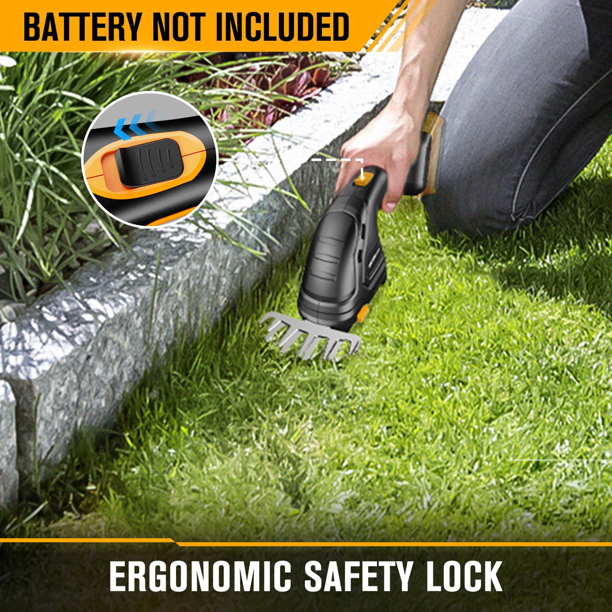 HEINPRO run time on short and long blades supports extended yard work.