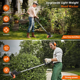 Hejunry Weed Wacker 3-in-1 blades for grass, weeds, and light branches.
