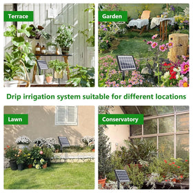 Indoor and outdoor compatibility for year round plant watering