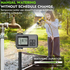 HEKIWAY smart timer with rain delay conserves water