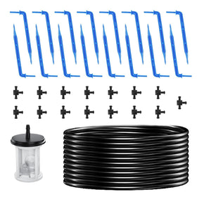 HEKIWAY solar drip tubing 49ft for flexible balcony irrigation