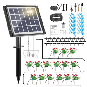HEKIWAY solar drip irrigation system suitable for indoor and outdoor watering