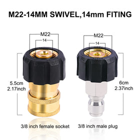 Heliwoo brass quick-connect fittings showcase durable construction for heavy-duty use.
