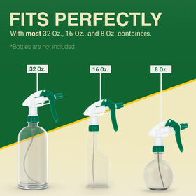 Heluva Green compatible with 8-32 oz bottles across applications.