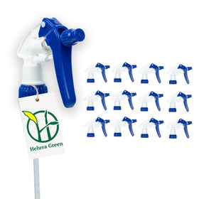 Heluva Green sprayer nozzle blue pack offers universal fit for various bottles.