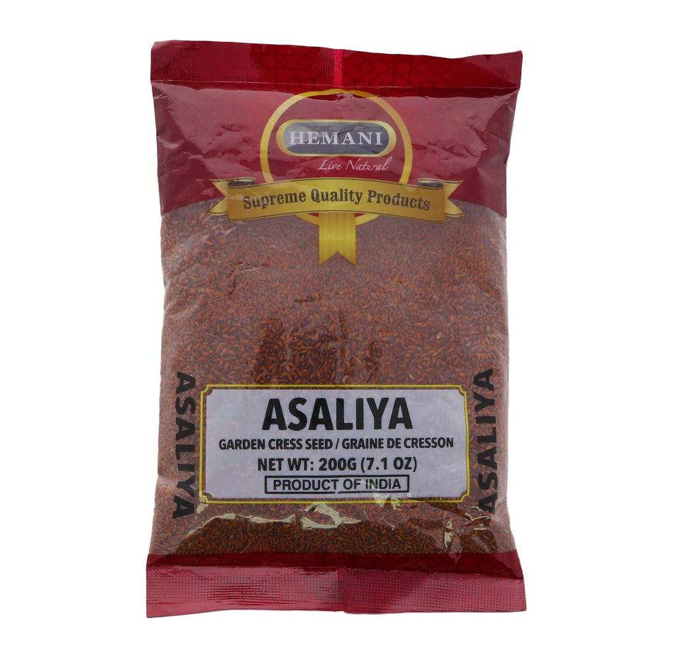 Hemani garden cress seeds in package ready for home sprouting.