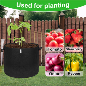Hemikaki bag drainage feature close-up shows breathable fabric for watering control.