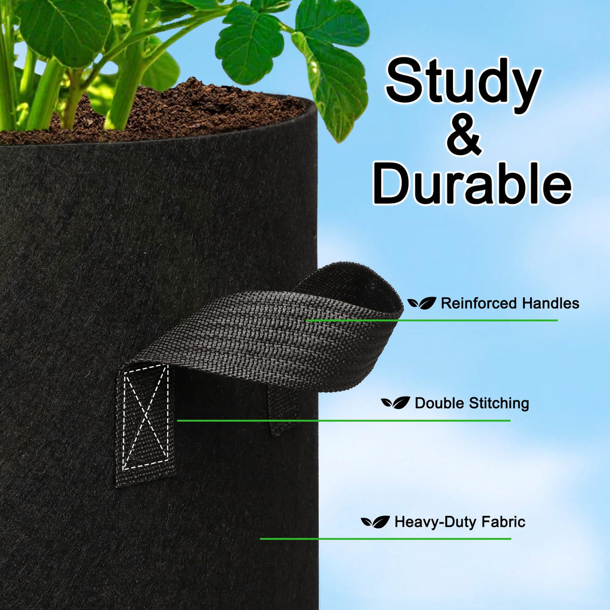 Hemikaki bag material close-up highlights sturdy nonwoven fabric and reuse potential.