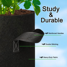 Hemikaki bag material close-up highlights sturdy nonwoven fabric and reuse potential.